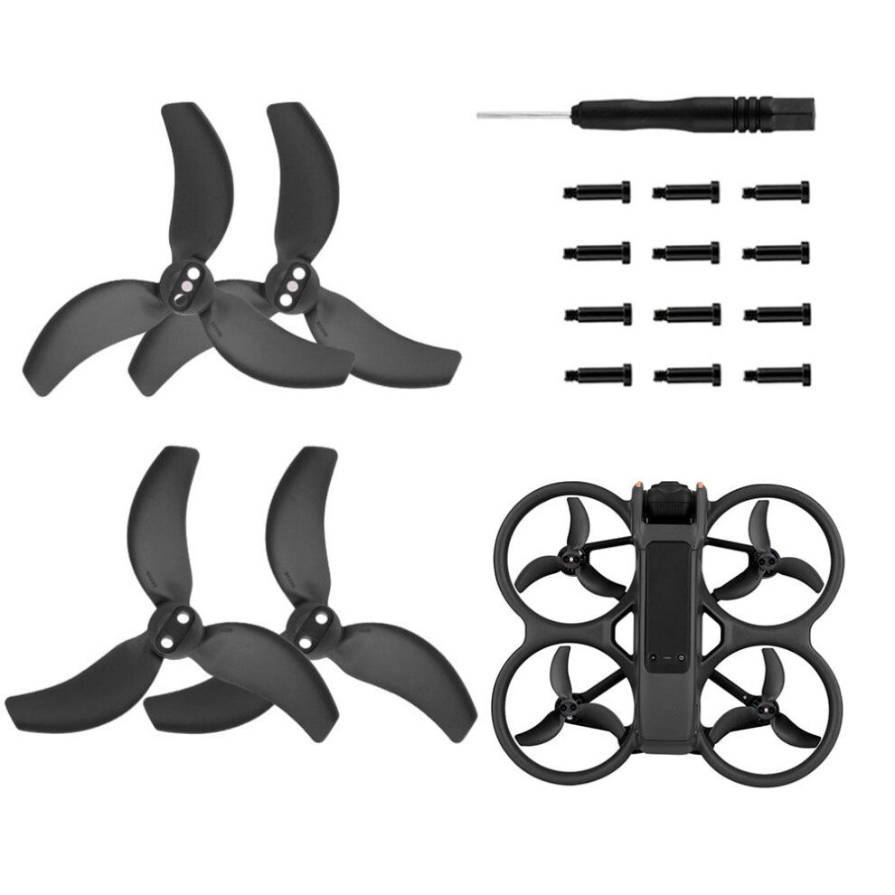 Jixopn Drone Propeller Blades For Dji Avata 2 2 Pairs Black 917087611404