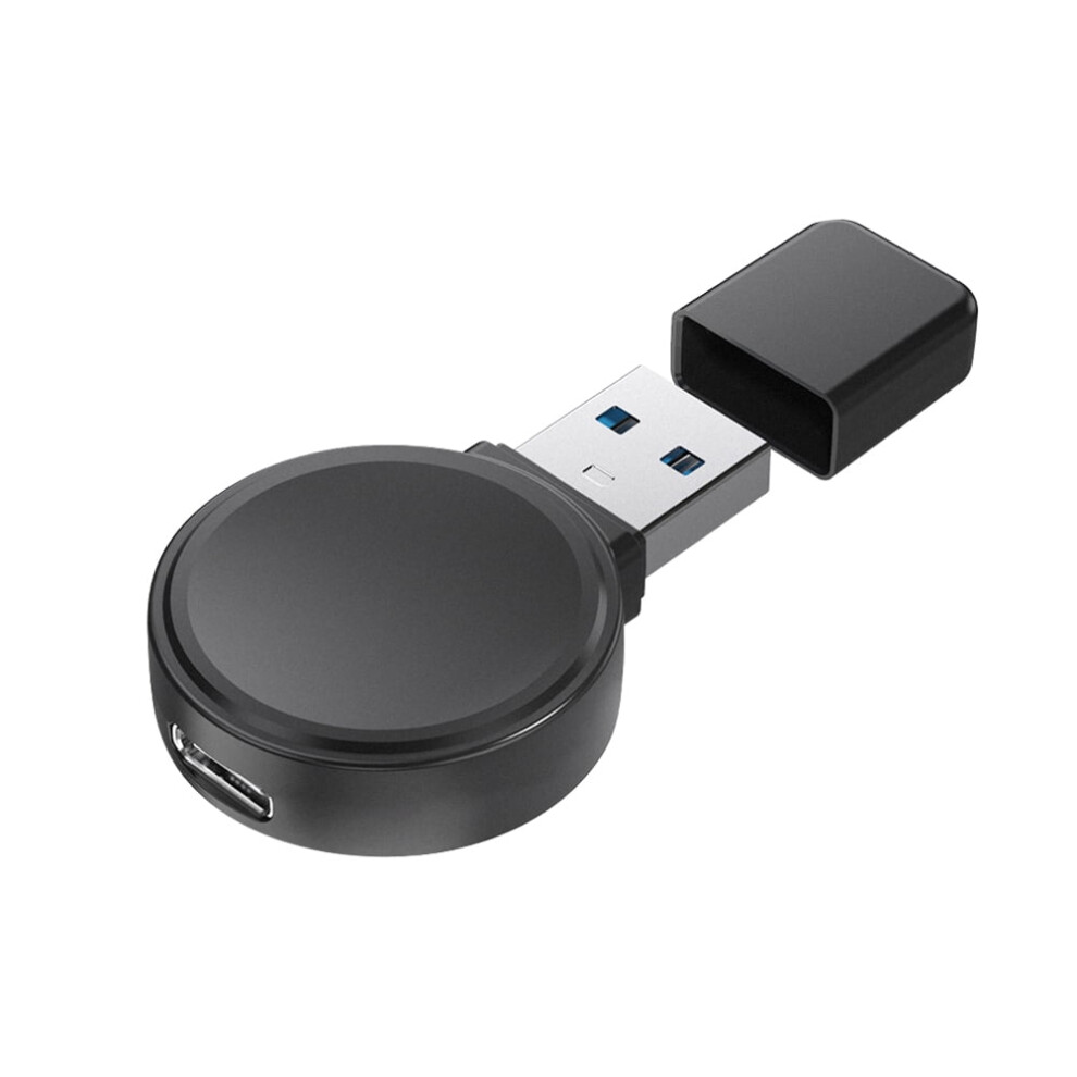 Usb + Type-C Wireless Watch Charger Dock For Apple Watch Black 917087613781