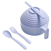 Hesroicy noodle bowl food-grade heat-resistant with lid 1