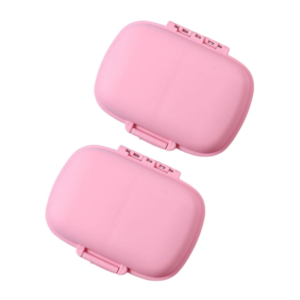 Hesroicy Mini Pill Box with Sealed Compartments for Tablets