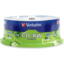 CD-RW rewritable disc 700MB 2X-12X 25-pack