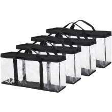 VHS storage bag set 4 pieces holds 60 tapes