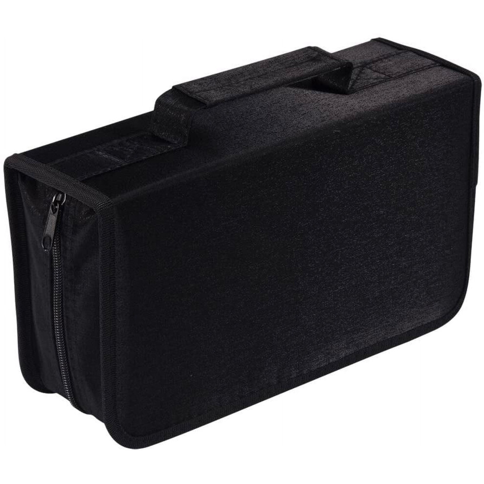 Cd Dvd Wallet Case 128 Capacity Black 917087624022