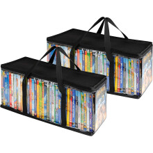 DVD storage bags media organizer set of 2
