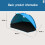 QISIWOLE portable extendable beach tent blue 4