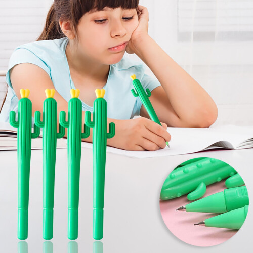 Cactus Pens 0.5mm Black Gel Ink 4PC 2