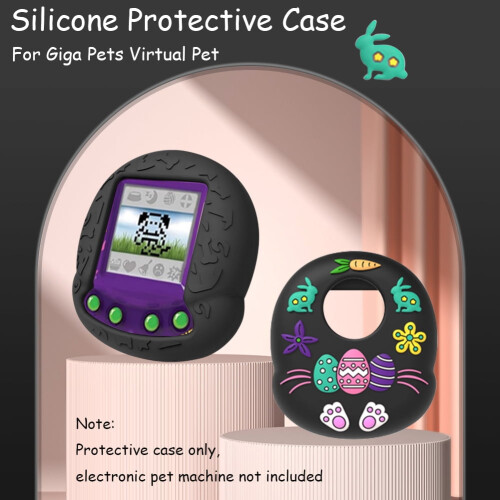 Silicone Protective Case for Giga Pets Virtual Pet Black 2