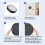 Tuya WiFi door sensor alarm black 2