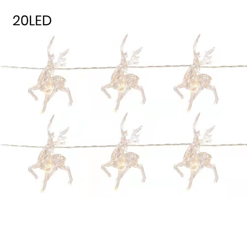 LED elk string lights battery operated 10 ft 1
