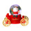 Christmas tree ornament light-up snow globe Santa 2