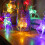 LED elk string lights battery operated 10 ft 5