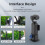 Jixopn Base Mount Adapter for DJI Osmo Pocket 3 8