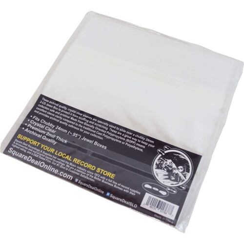 CD resealable outer sleeves oversized for 24mm jewel boxes 2