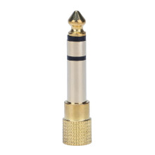 jixopn3.5mm Female naar 6.5mm Male Hoofdtelefoon naar Stereo Microfoon Jack Adapter