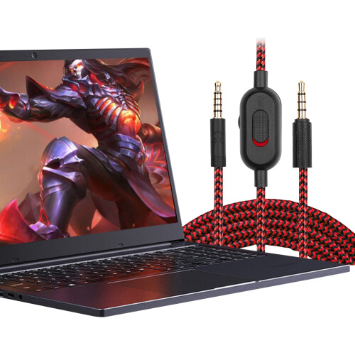 Jixopn headset cable replacement with volume and mute 1