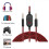 Jixopn headset cable replacement with volume and mute 3