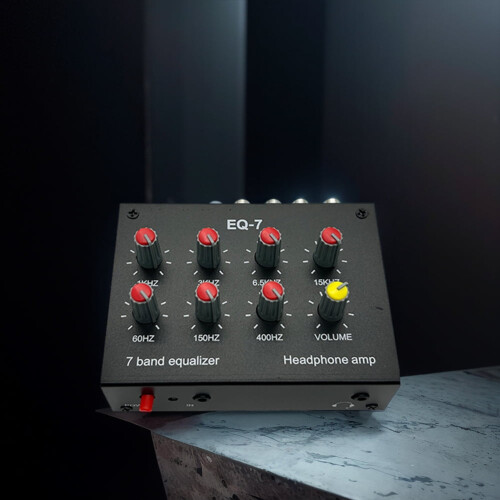 Jixopn EQ-7 audio preamplifier 2-channel 7-band equalizer 2
