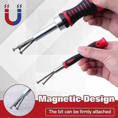65PCS Ratcheting Screwdriver Bits & Socket Set, Multi Screwdriver Tool Screwdriver Bit Set with Ratchet Handles 1