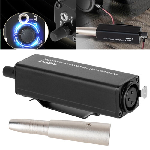 XLR to 3.5mm audio interface portable passive headphone 2