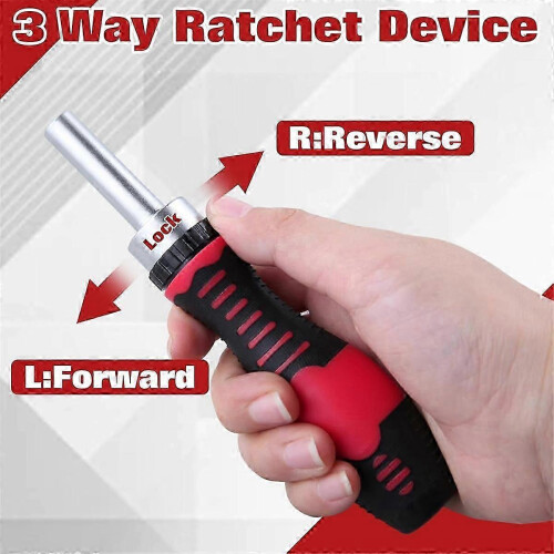 65PCS Ratcheting Screwdriver Bits & Socket Set, Multi Screwdriver Tool Screwdriver Bit Set with Ratchet Handles 2