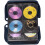 CD DVD wallet case black 128 capacity 5