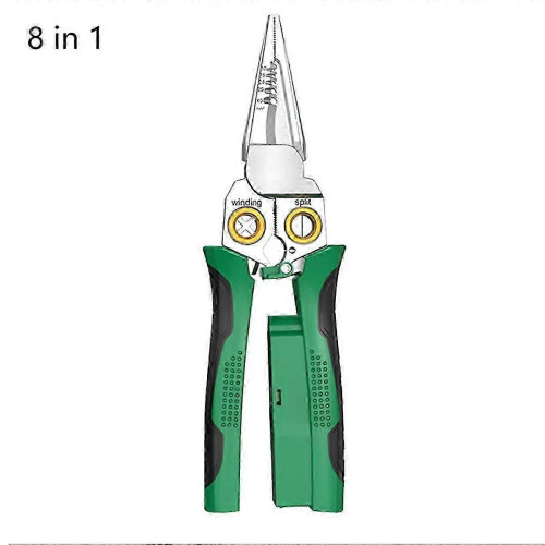 Stainless Steel Wire Strippers Multi-Function Needle Nose Pliers Non-Slip Multifunctional Wire Stripper 1