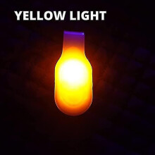 (Yellow) Led Wearable Lights compatible with Nurses With Hands-free Magnetic Clip, compatible with Hiking Dog Walking Running Doctors