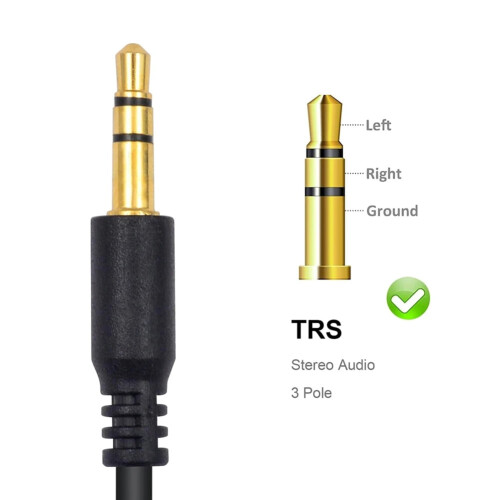 3,5 mm hovedtelefonsplitter han-til-hun 1-til-5 1