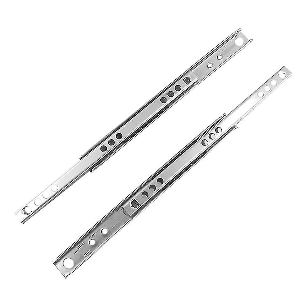 (342Mm) Drawer Rail,W17mm 1Pair Metal Drawer Rail Runners Ball Bearing Drawer Rail Rail 3181394823646