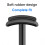 Aluminium Alloy Headset Stand Vertical Desktop Organizer 4