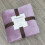 Coral Flannel Nap Blanket Purple Small 4