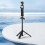 Jixopn 2-in-1 extendable tripod stand with 1/4" thread for 5