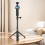 Jixopn 2-in-1 extendable tripod stand with 1/4" thread for 8