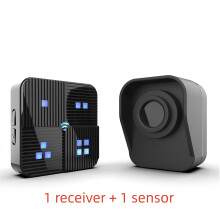 (1 receiver 1 sensorUK Plug) Driveway Alarm 800m Long Range Wireless Weather Resistant Motion Sensor&detector-monitor&protect Outdoor/indoor Property