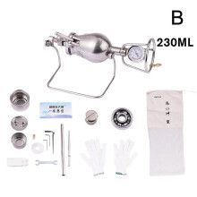 (230ml) Thickened Popcorn Maker Hand-cranked Cannon Puffing Machine Gourd Type