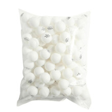 (White) Bulk Table Tennis Set with 100 Standard ABS Training Balls
