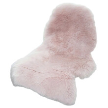 (Pink) Classic Soft Faux Sheepskin Fur Rug White Fluffy Area Rug Shag Rug Carpets compatible with Bedroom Living Room