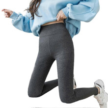 (S, dark grey) Super Thick Cashmere Wool Leggings Women High Elasticity High Waist Tights Leggings