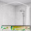 White Shower Curtain Rail/Rod Pole Kit L U Shape 1