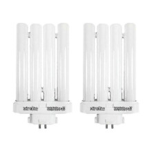 (Pack Of 2) Xtralite 27w Daylight Replacement Bulb, 4 Pin GX10Q-4 Quad Tube, 6500K compatible with High Vision Lamps