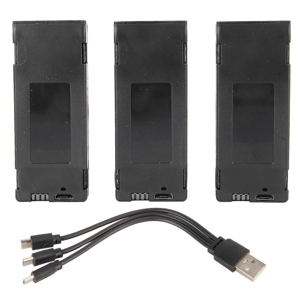 (2600Mah) 3Pcs 2600Mah 3.7V Rechargeable Drone Battery Compatible With E88 Quadcopter Drone Lithium Battery 3131197285530
