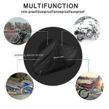 (M for 160cm, Black) YAMAHA MT-09 Motorcycle Cover 2017-2019 Waterproof UV Protection Dustproof Snowproof Bike Cover