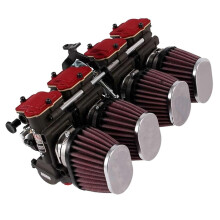 (60mm, Black) Universal 38 42 45 50 55 60mm Mushroom Head Motorcycle Carburetor Air Filter