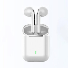 (white) J18 Headset Wireless Earphones Bluetooth Headphones compatible with Xiaomi True Stereo Sport Game TWS Earbuds In Ear With Mic Touch