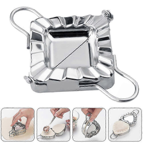 Square dumpling tool for stainless steel dumpling wrapper maker 1pc 1