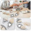 Square dumpling tool for stainless steel dumpling wrapper maker 1pc 3