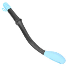(Blue) Bottom Toilet Self Wipe Aid Long Handled Wiper Easy Tissue Grip Helper