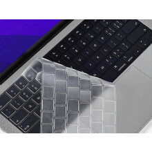 Silicone keyboard cover for Apple Macbook Pro 14 - Clear 2Pcs