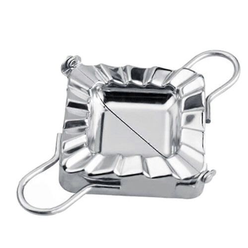 Square dumpling tool for stainless steel dumpling wrapper maker 1pc