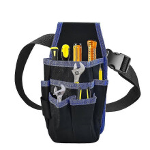 Bolsa portaherramientas para cinturón para artesanos con tejido oxford resistente.
